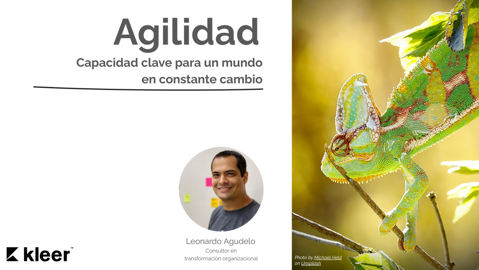 Portada de la charla