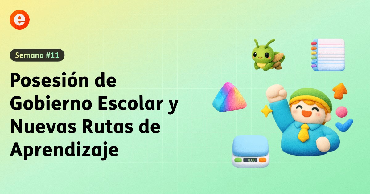 Portada con íconos de actividades