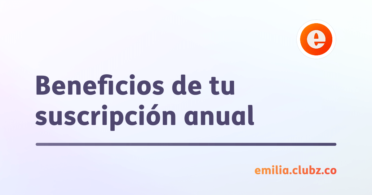 Suscripción anual