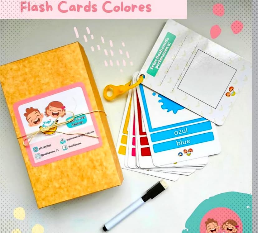 Presentación de Flash Cards de colores